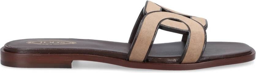 TOD'S Schuifregelaars , Beige, Dames