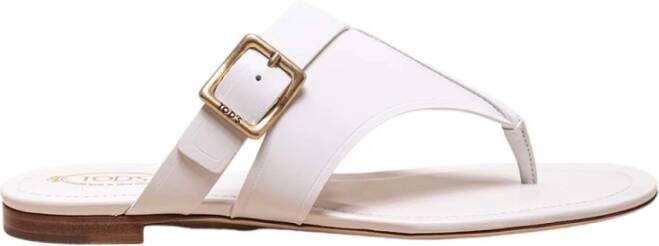 TOD'S Teenslippers & Sliders , Beige, Dames