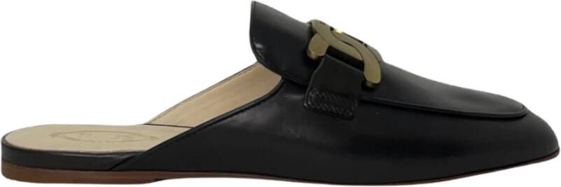 TOD'S Teenslippers & Sliders , Zwart, Dames