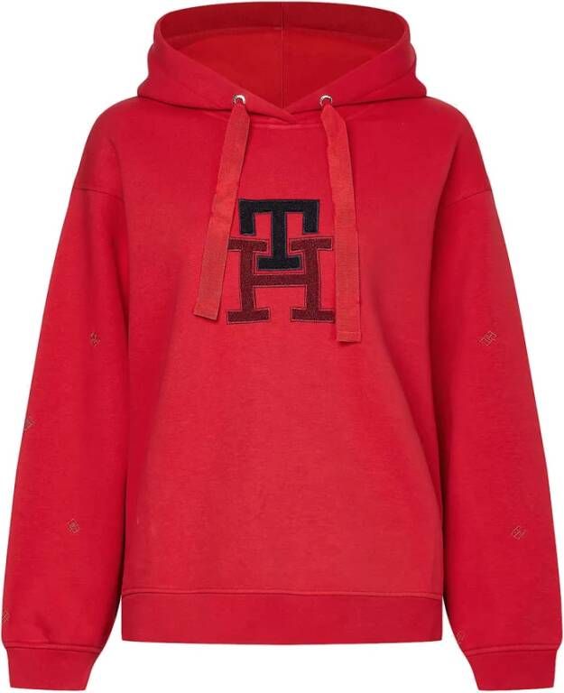 Tommy Hilfiger Hoodie , Rood, Dames