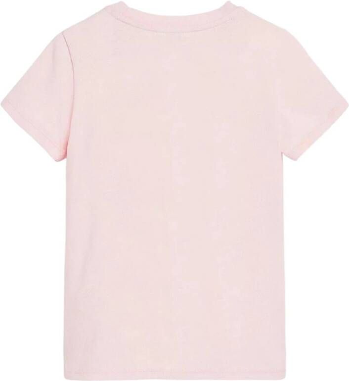 Tommy Hilfiger Natural Dye Script Tee S/S , Roze, Dames