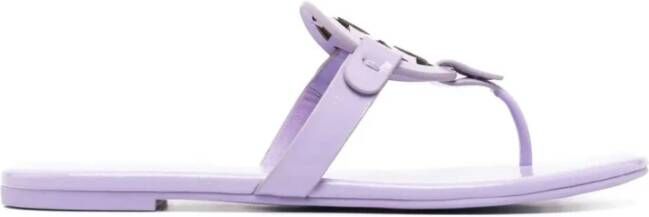 TORY BURCH Miller patent slides , Paars, Dames