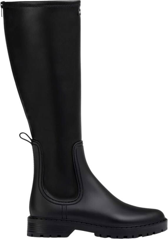 Unisa Arlo laarzen elastische as , Zwart, Dames