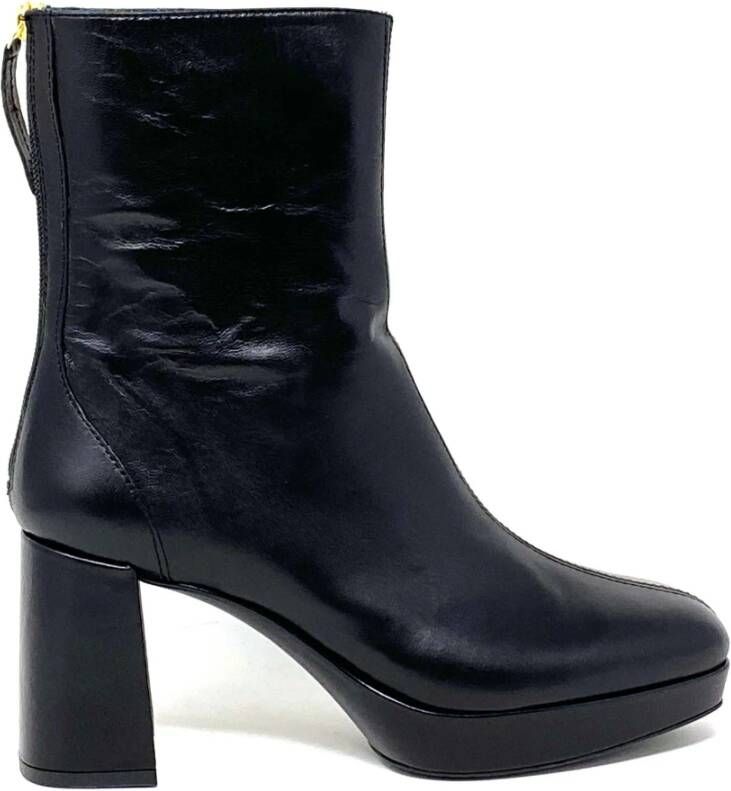 Unisa Hakken laarzen , Zwart, Dames