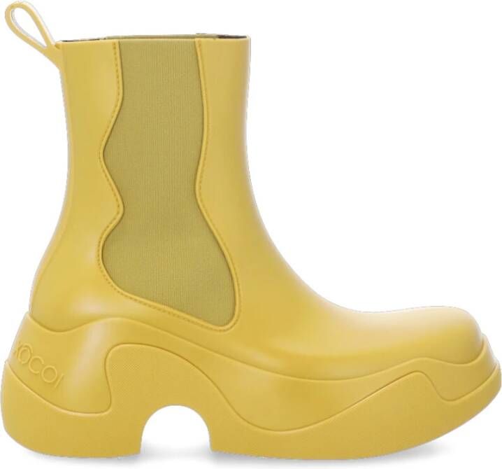 Xocoi Enkellaarsjes Geel Dames