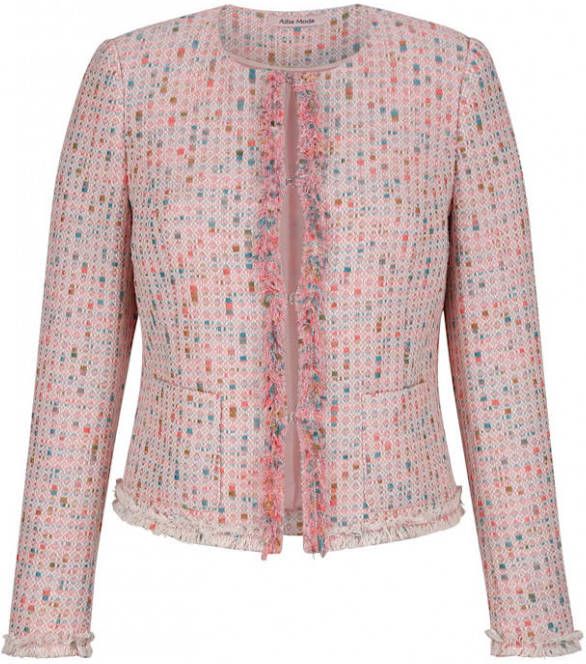 alba moda Blazer van multicolor materiaal Roze
