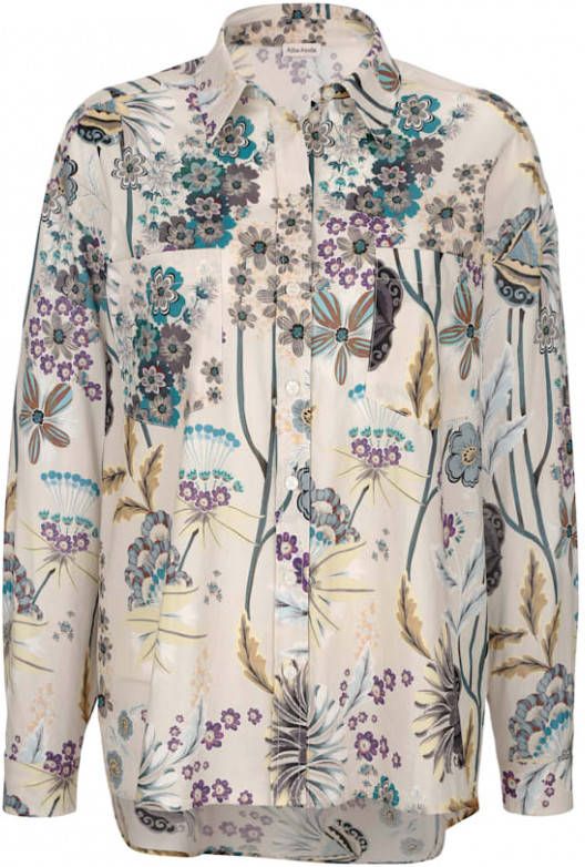 alba moda Blouse in oversized model Steen/Salie/Marine