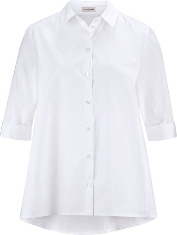 alba moda Blouse in uitlopend model Wit