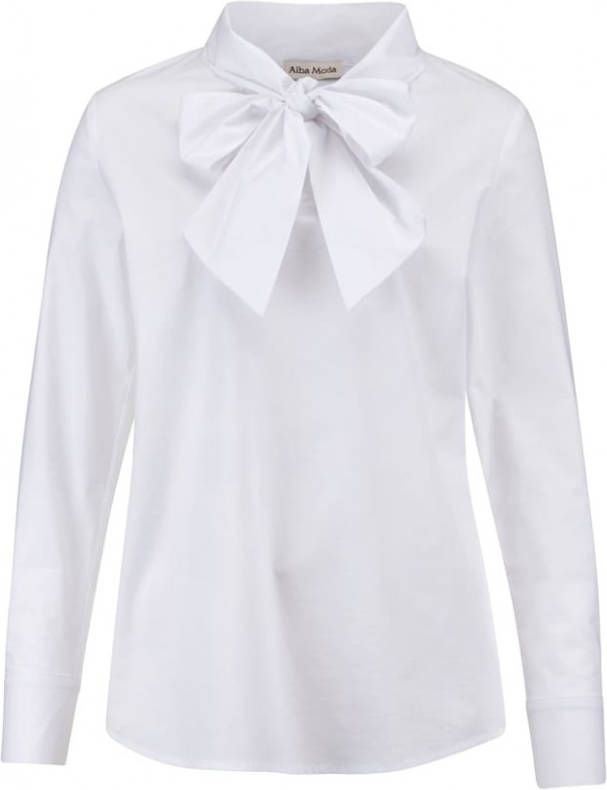 alba moda Blouse van katoen Wit