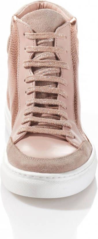 alba moda Hoge sneaker Roze