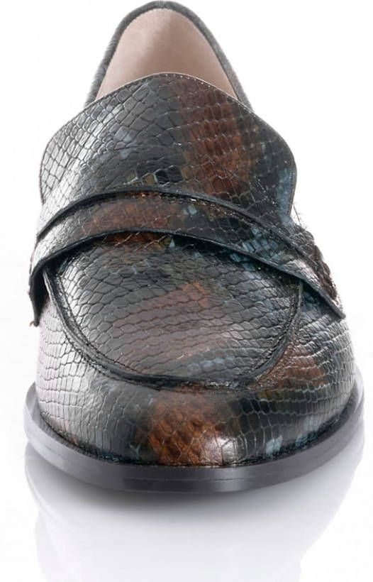 alba moda Instapper in fatasy snakeprint Bruin/Blauw