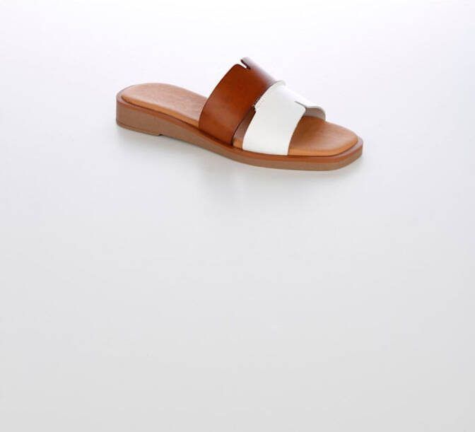 alba moda Muiltje Bruin/Wit