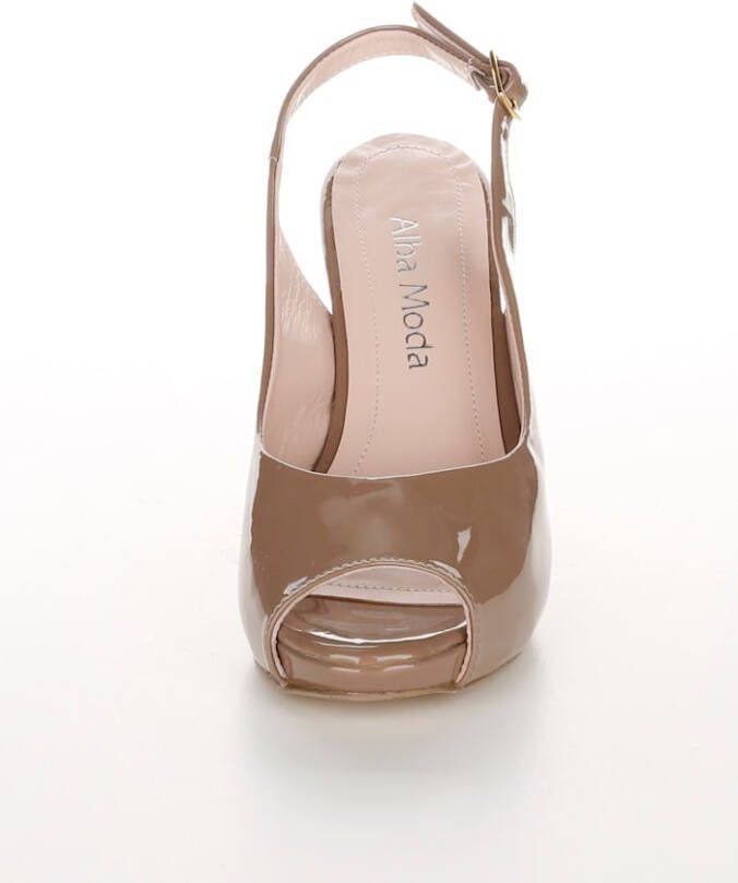 alba moda Peeptoe Bruin