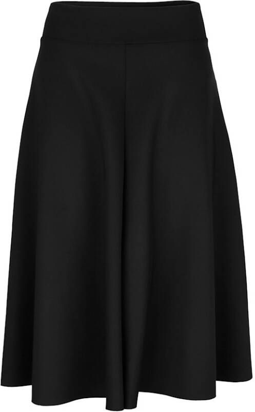 alba moda Rok in licht uitlopend model Zwart