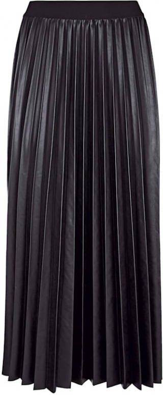 alba moda Rok van imitatieleer Zwart