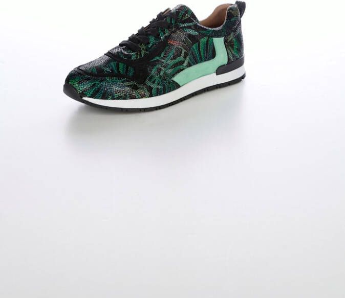 alba moda Sneaker Groen/Zwart/Multicolor