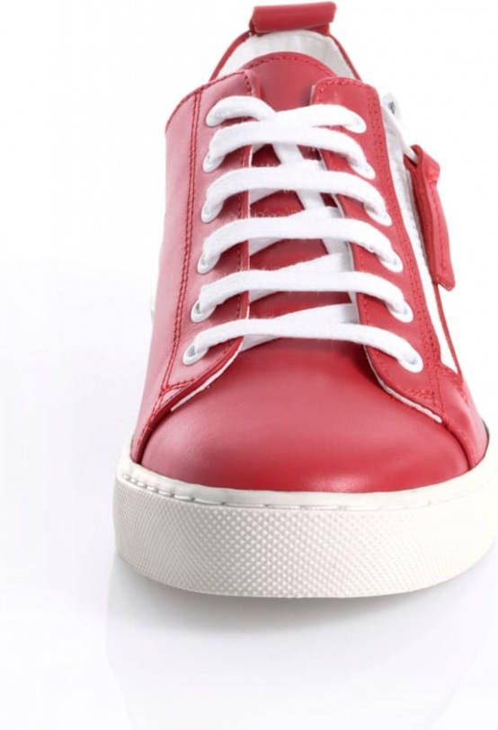 alba moda Sneaker van rundleer Rood