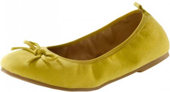 KLiNGEL Ballerina in tijdloze look Mosterdgeel