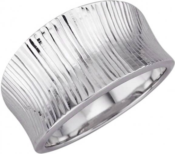 KLiNGEL Damesring gediamanteerd Zilverkleur