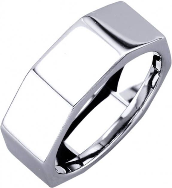 MONA Damesring van 9 kt. Zilverkleur