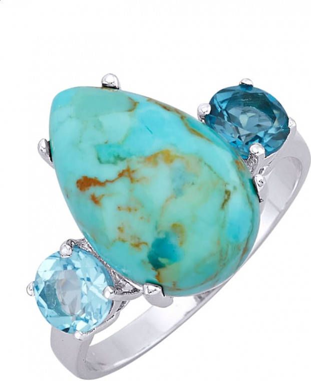 KLiNGEL Damesring van gerodineerd zilver Zilverkleur