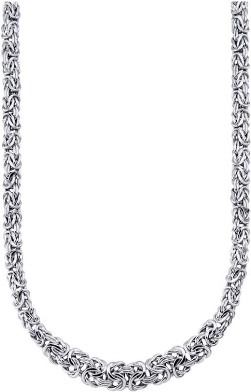 KLiNGEL Koningsketting van zilver Zilverkleur