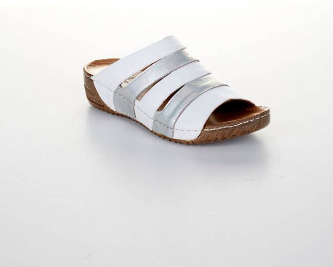 Naturläufer Muiltje Wit/Zilverkleur