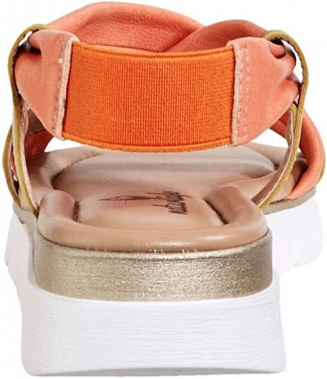 Naturläufer Sandaaltje Hoogwaardig leer Oranje