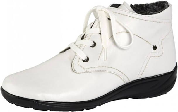 Semler Hoge veterschoen Wit