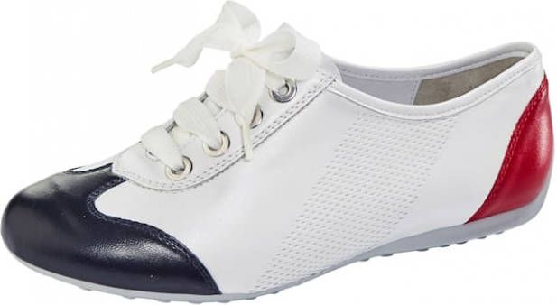 Semler Veterschoen in modieuze stijl Wit/Blauw/Rood
