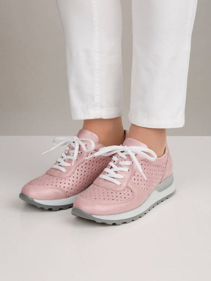 Waldläufer Veterschoen Roze