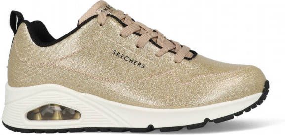 Skechers Uno Diamond Shatter goud Synthetisch