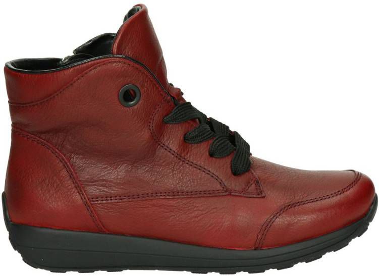 Ara Osaka comfort leren veterboots rood