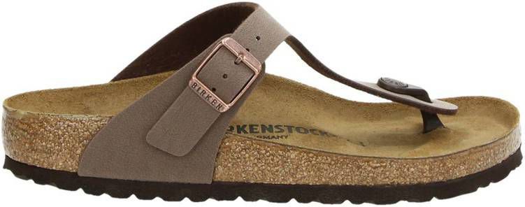 Birkenstock Gizeh teenslippers bruin