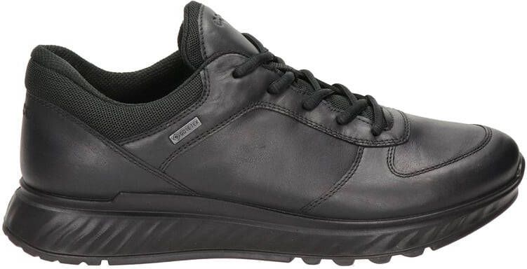 Ecco Exostride leren veterschoenen zwart