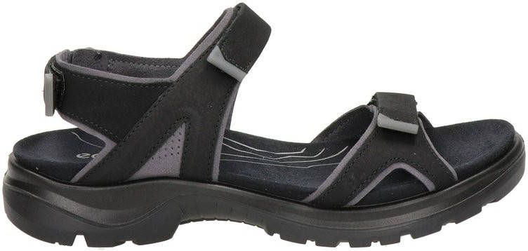 Ecco Yucatan leren outdoor sandalen zwart