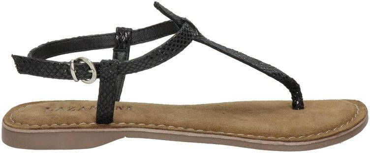 Lazamani sandalen zwart