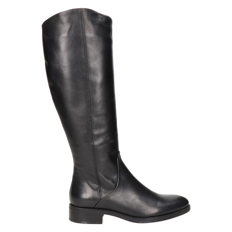 Nelson leren laarzen zwart