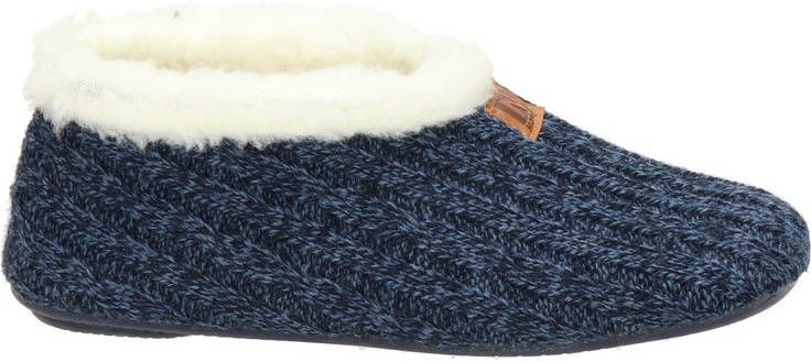 Nelson Home pantoffels blauw