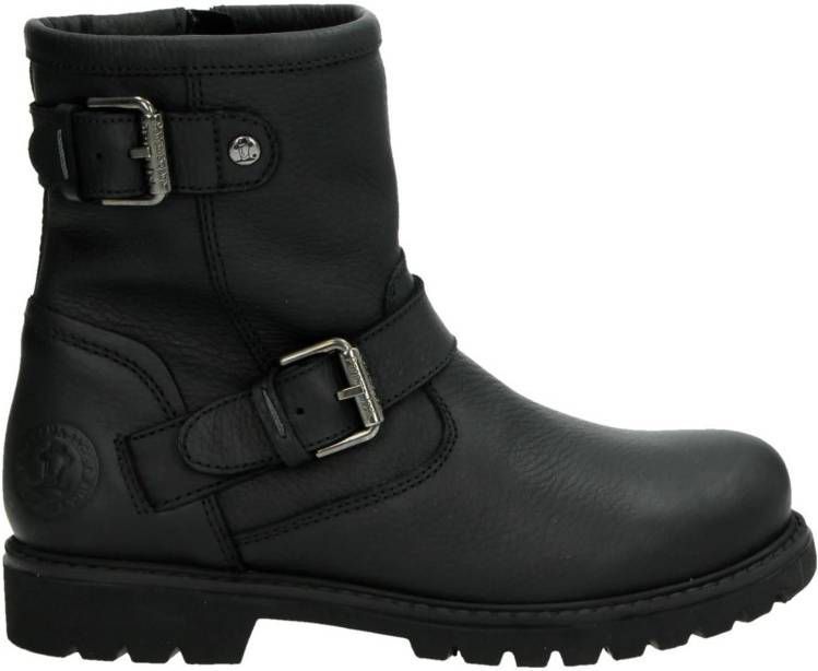 Panama Jack Felina Igloo gevoerde leren bikerboots zwart