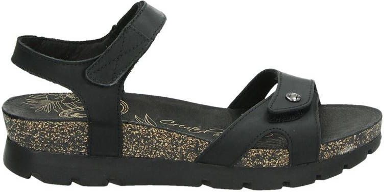 Panama Jack Sulia Basics Sulia Basics nubuck sandalen zwart