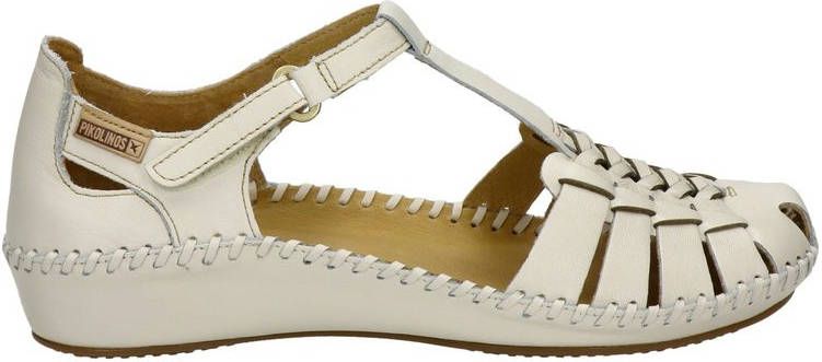 Pikolinos P. Vallarta leren sandalen ecru
