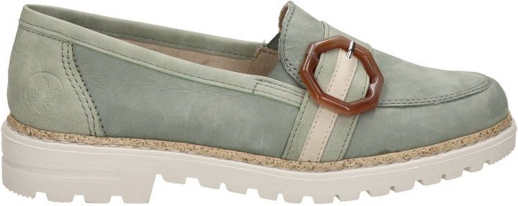 Rieker nubuck loafers groen
