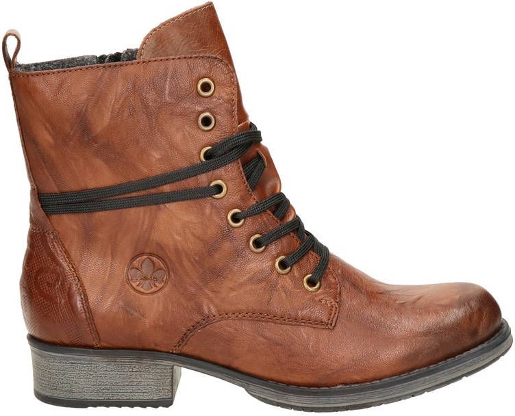 Rieker veterboots cognac