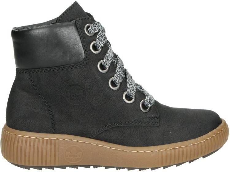Rieker rits- & gesloten boots zwart