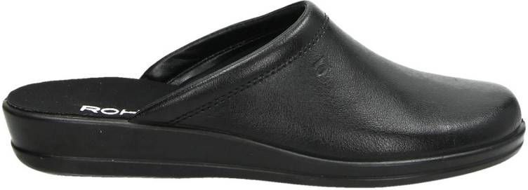 Rohde pantoffels zwart