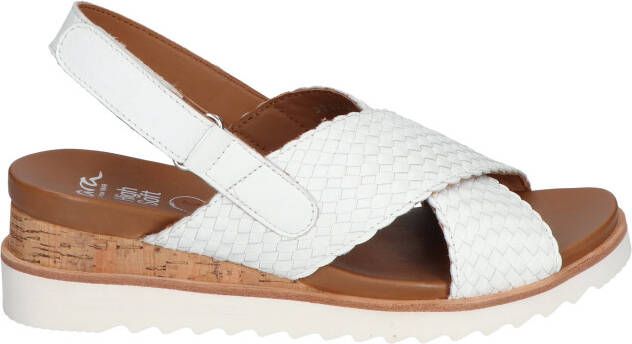 Ara sandaal Valencia 12 28206 16 G leest wit leer , Wit, Dames