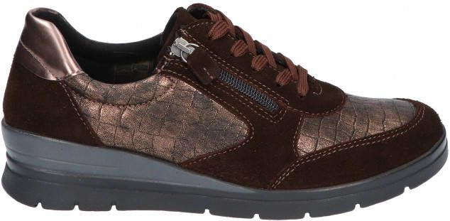 Cypres Soft Pascalle Moca G+ Wijdte Veterschoenen