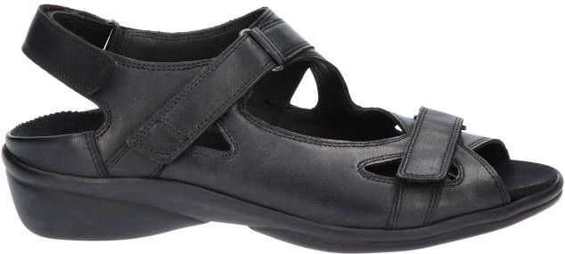 Durea 7258 216G Zwart G Wijdte Sandalen