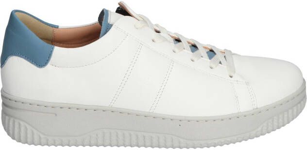Hartjes Boogie White Aqua H Wijdte Veterschoenen